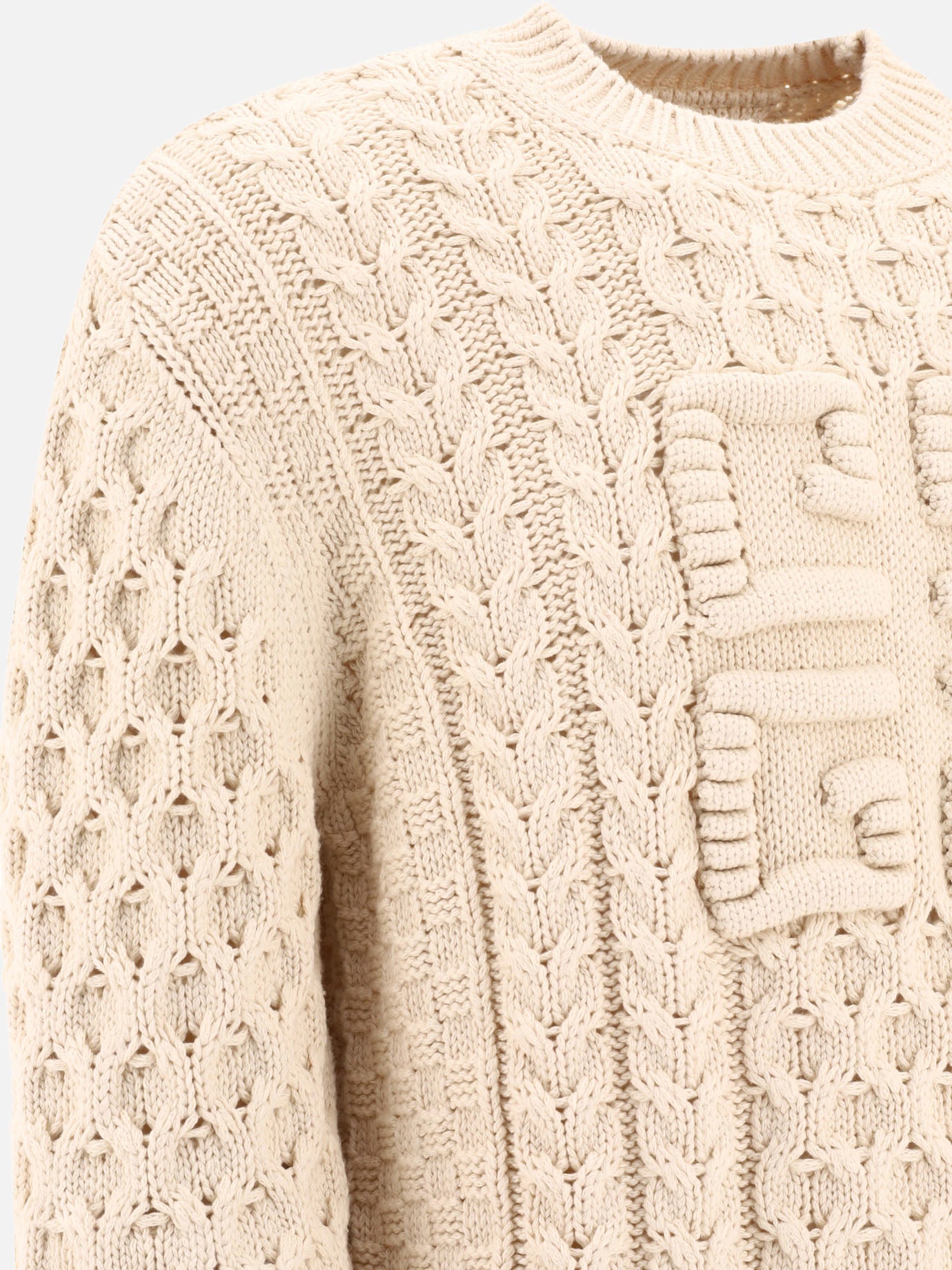 Crewneck sweaters 88% cotton 12% polyamide  Beige - Givenchy Men | PDP | VIETTI Online Store | Zoom-Modal_4
