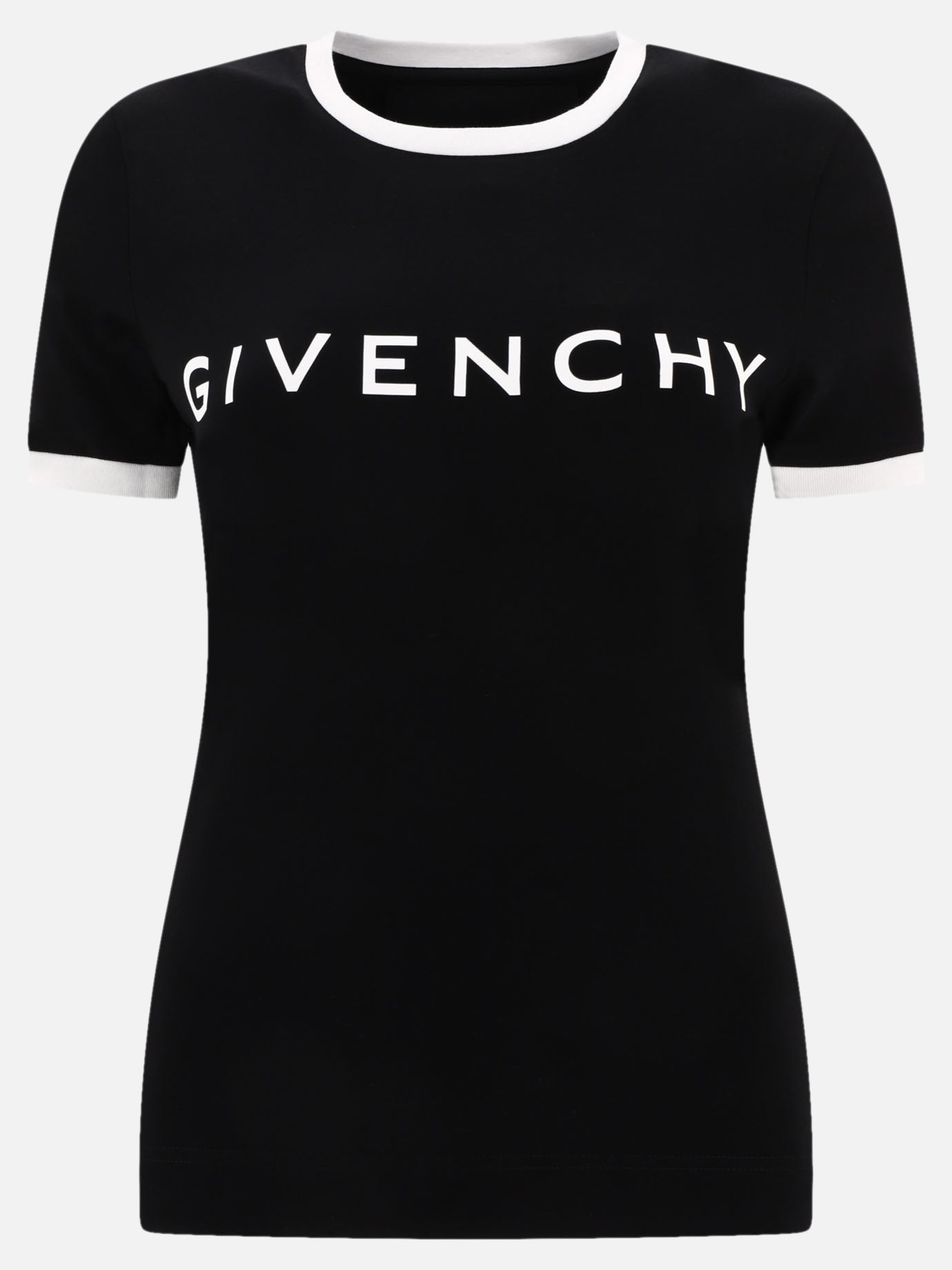 Crewneck t-shirts 90% cotton 10% elastane  Black - Givenchy Women | PDP | VIETTI Online Store | thumbnail