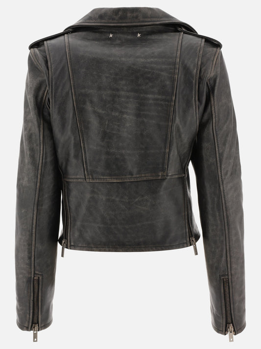 Leather jackets 100% leather  Black - Golden Goose Women | PLP | VIETTI Online Store | 2
