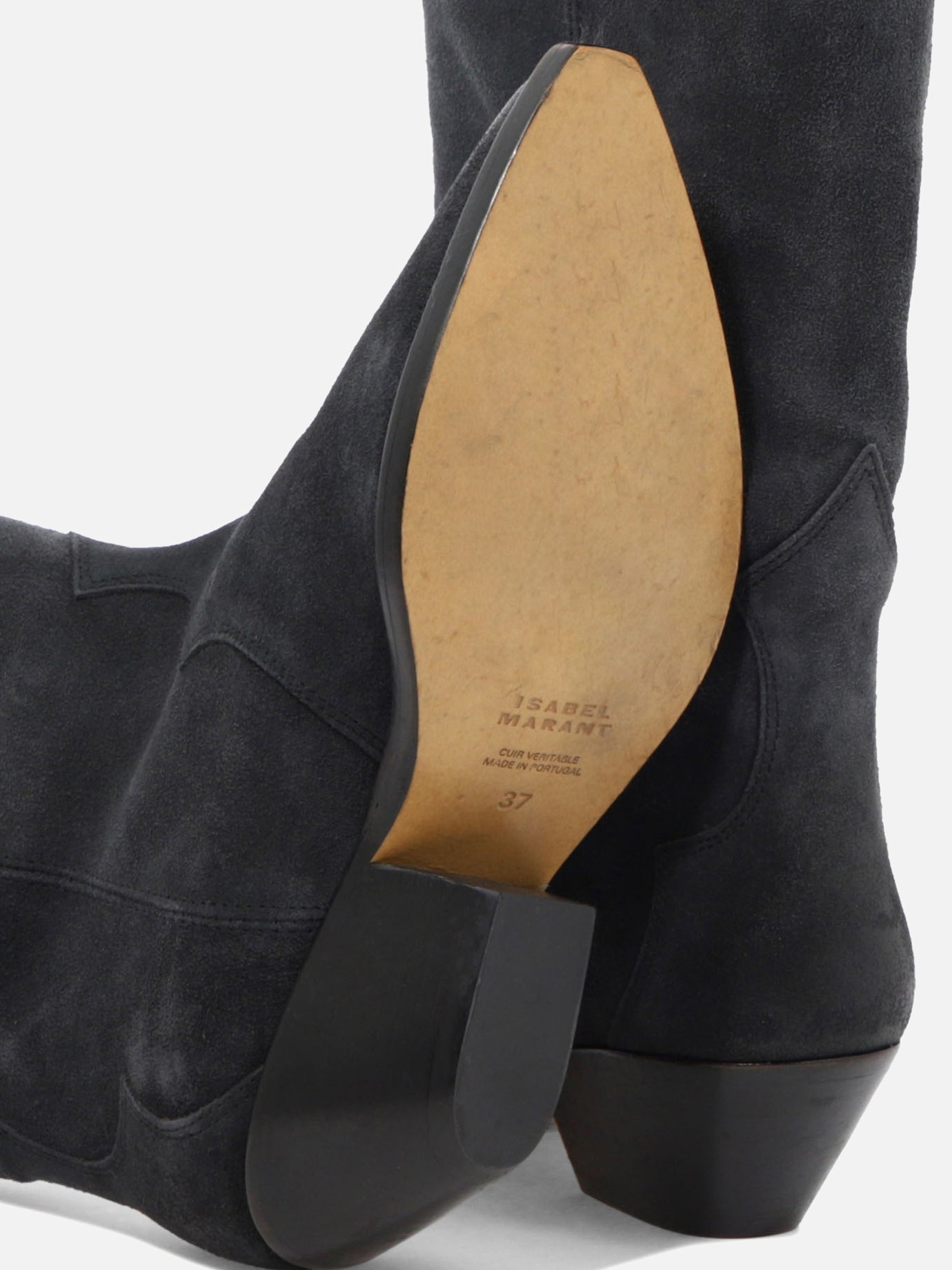Cowboy 100% suede - 100% leather  Black - Isabel Marant Women | PDP | VIETTI Online Store | thumbnail_5