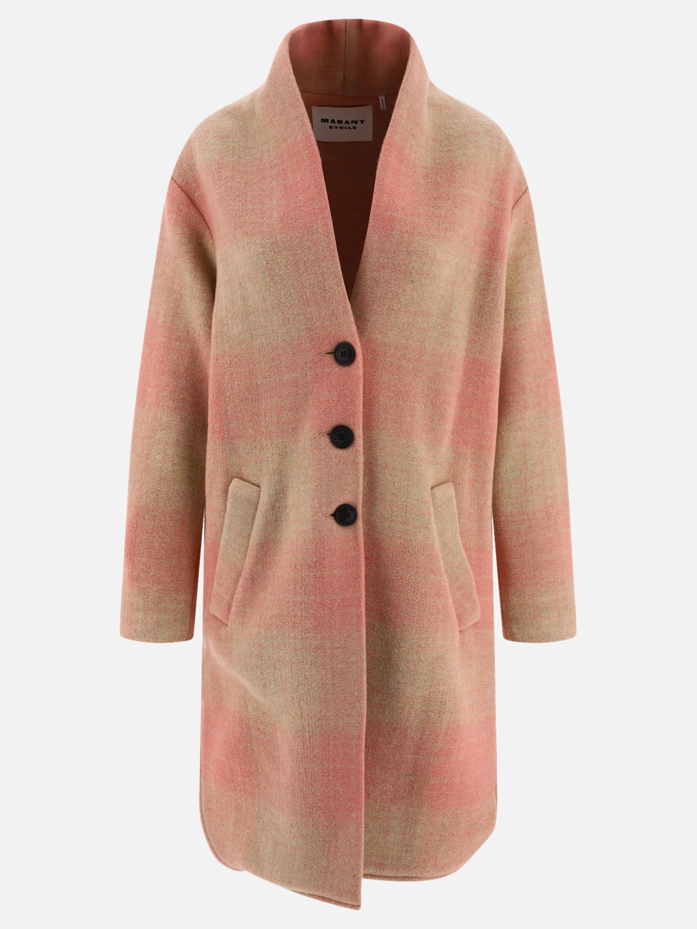 Long coats Check  Pink - Marant Étoile Women | PDP | VIETTI Online Store | Zoom-Modal

