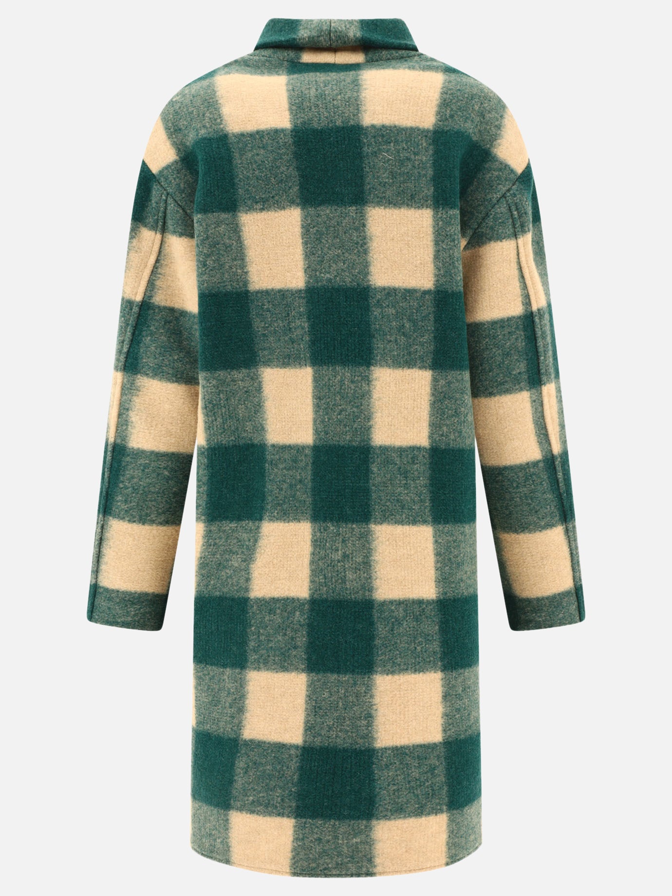 Long coats Check  Green - Marant Étoile Women | PDP | VIETTI Online Store | thumbnail_2