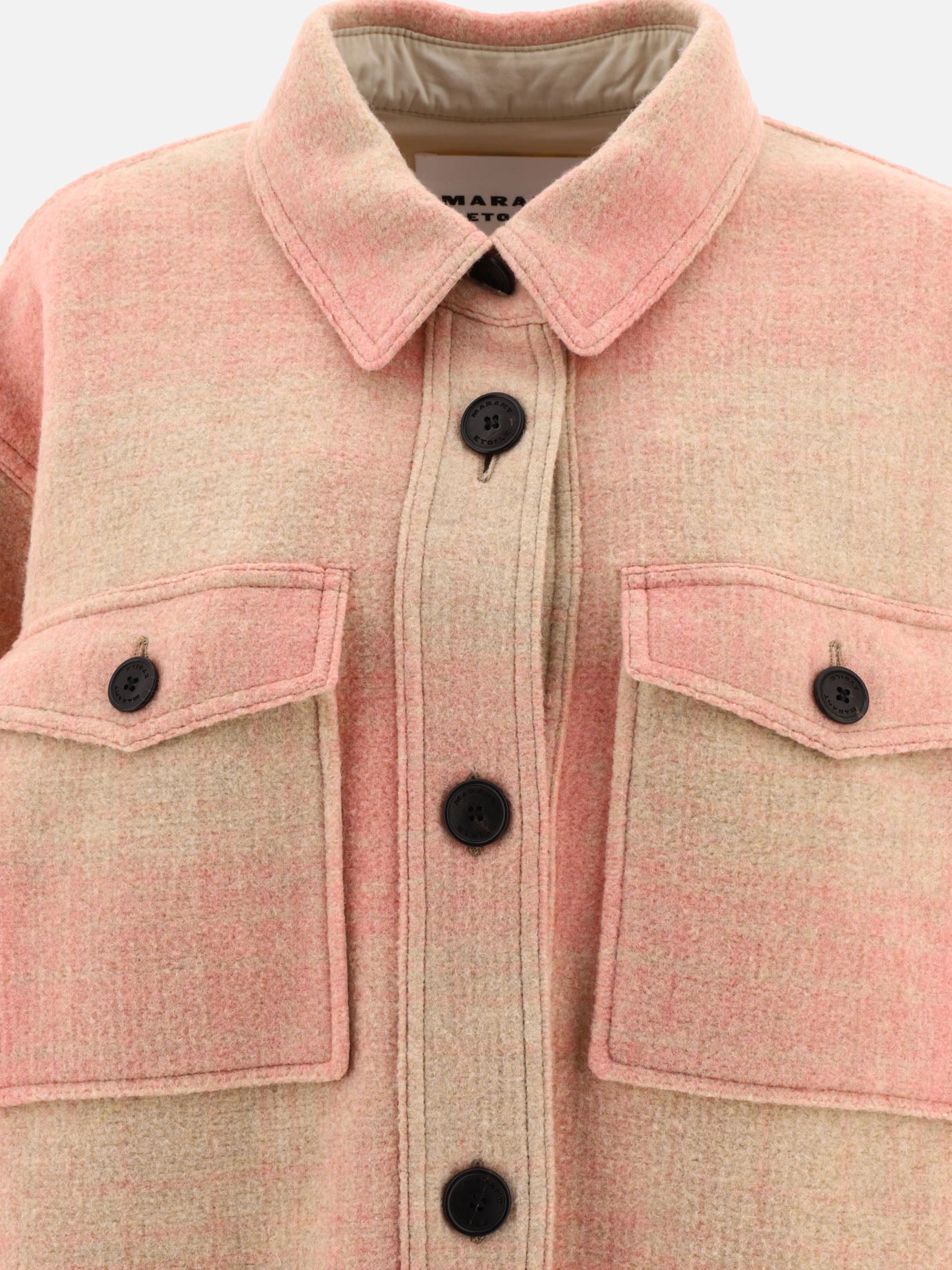 Overshirt jackets 24PMA0020FA  Pink - Marant Étoile Women | PDP | VIETTI Online Store | thumbnail_3
