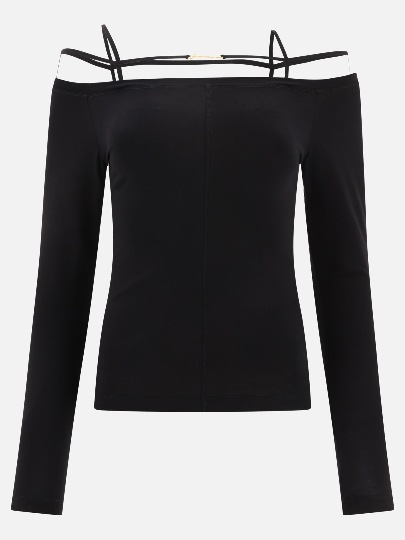 Round neck t-shirts 233JS165  Black - Jacquemus Women | PDP | VIETTI Online Store | thumbnail
