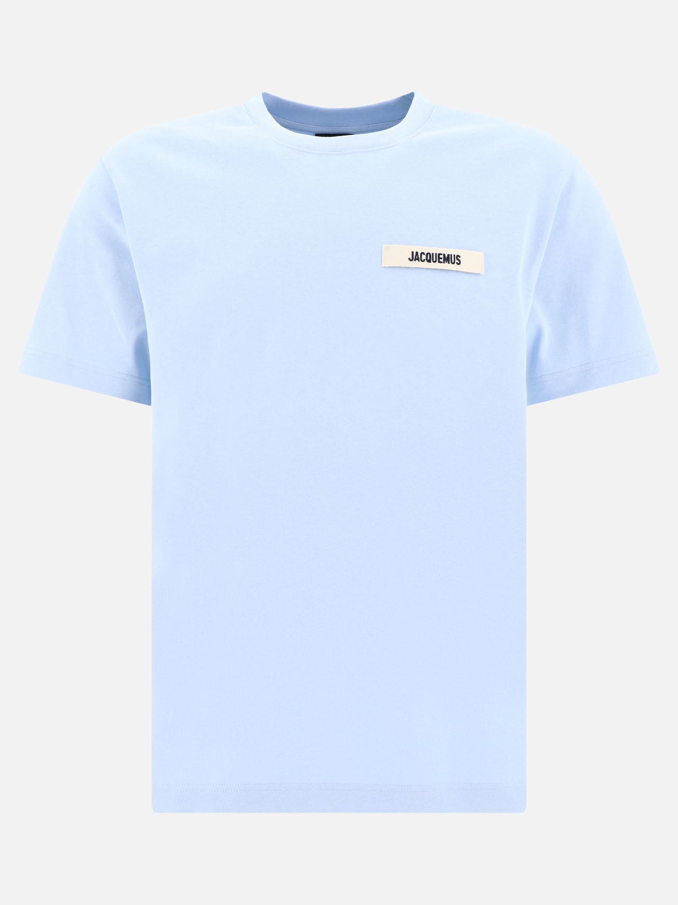 Crewneck t-shirts 100% cotton  Light blue - Jacquemus Men | PDP | VIETTI Online Store | Zoom-Modal
