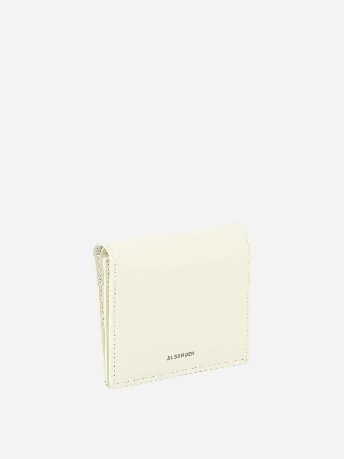 Folded wallet with embossed Jil Sander logo V