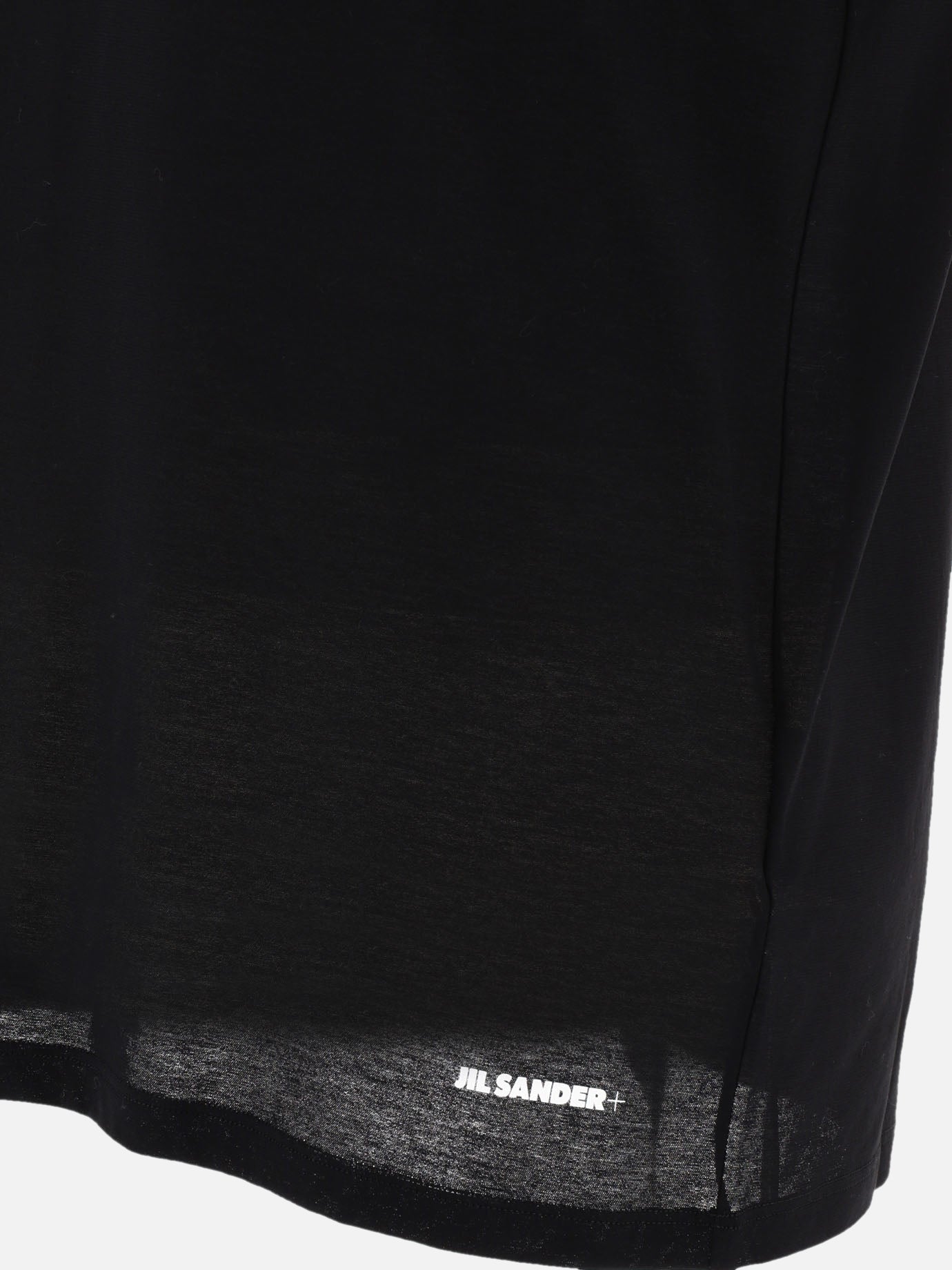 Crewneck t-shirts 100% cotton  Black - Jil Sander Men | PDP | VIETTI Online Store | thumbnail_4