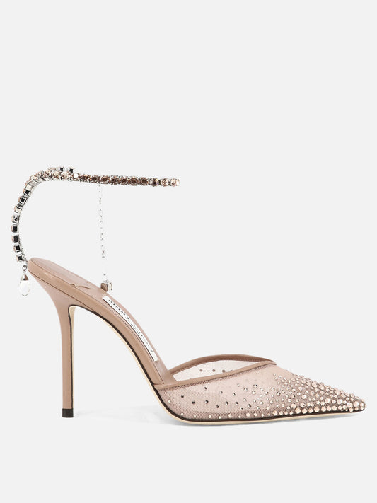 Pumps 90% textile - 10% leather - 100% leather  Pink - Jimmy Choo Women | PLP | VIETTI Online Store 
