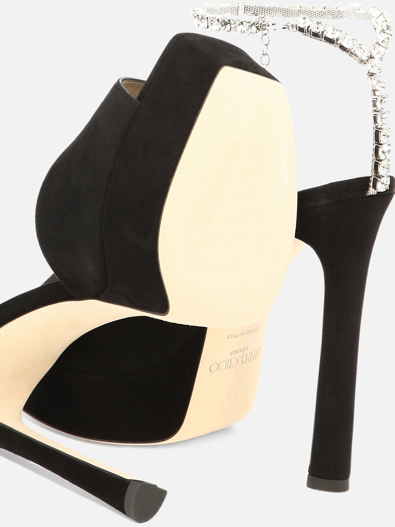 Heeled sandals 100% leather - 100% leather  Black - Jimmy Choo Women | PDP | VIETTI Online Store | thumbnail_5