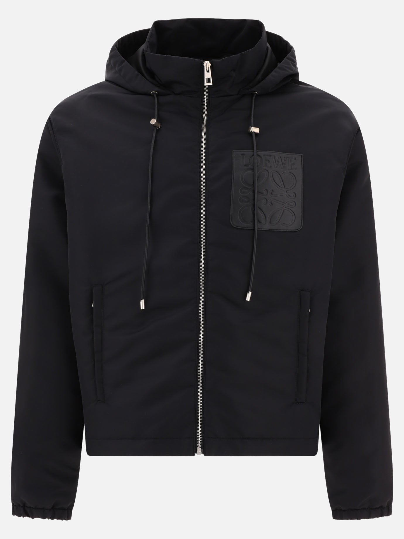 Down jackets 90% polyamide 10% leather  Black - Loewe Men | PDP | VIETTI Online Store | Zoom-Modal
