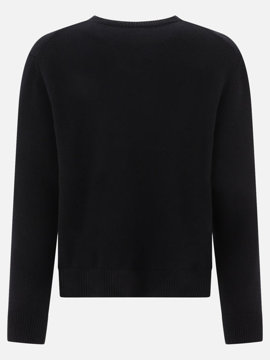 Crewneck sweaters 100% wool  Black - Loewe Men | PLP | VIETTI Online Store | 2
