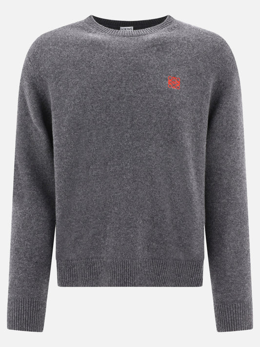 Crewneck sweaters 100% wool  Grey - Loewe Men | PLP | VIETTI Online Store 
