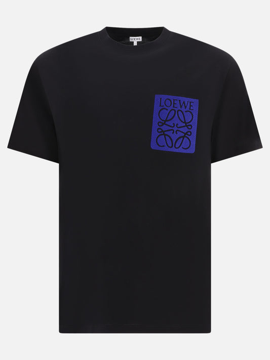 Crewneck t-shirts 90% cotton 10% polyester  Black - Loewe Men | PLP | VIETTI Online Store 
