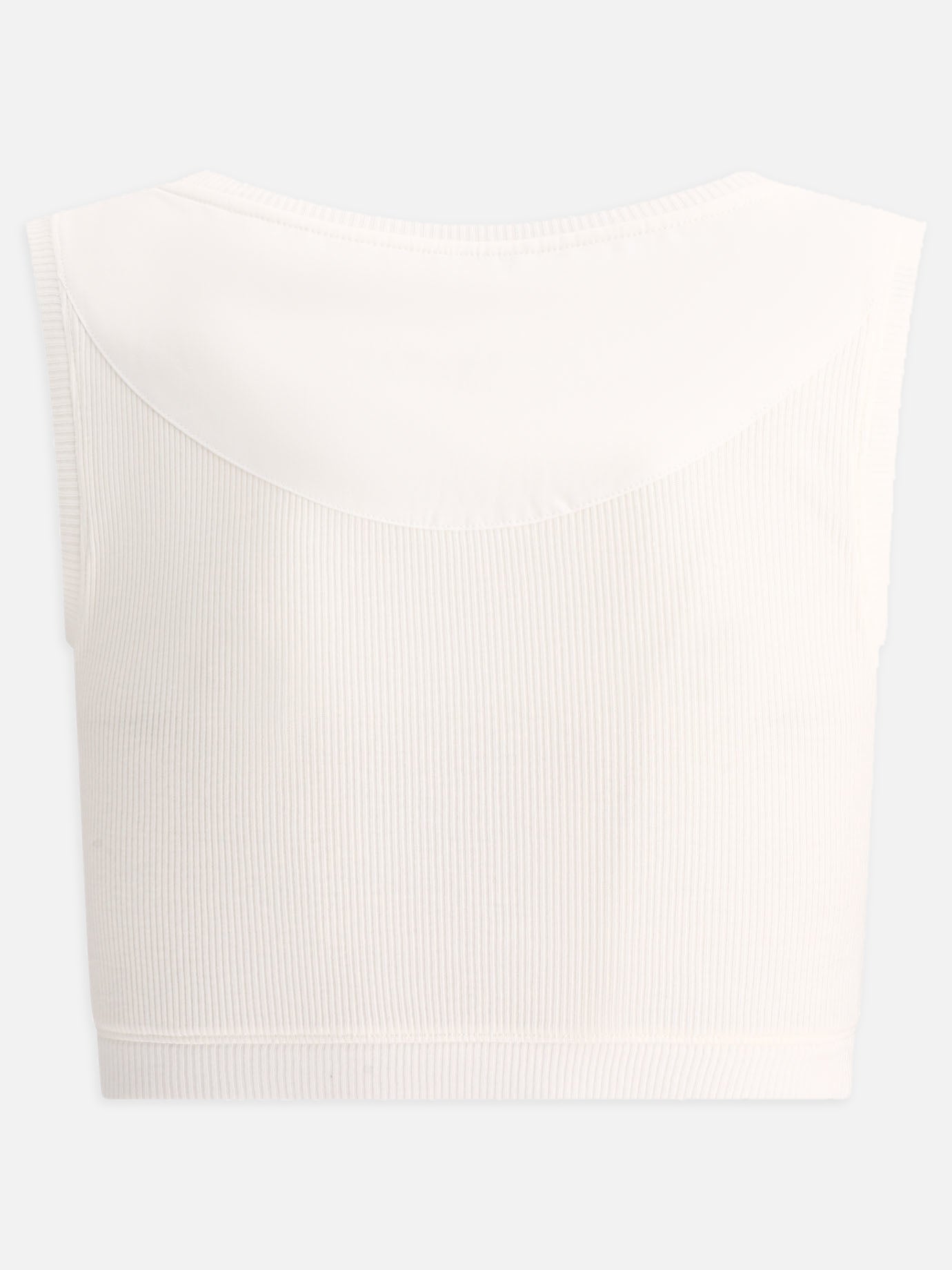 Crop tops 88% cotton 10% polyester 2% elastane  White - Loewe Women | PDP | VIETTI Online Store | Zoom-Modal_2
