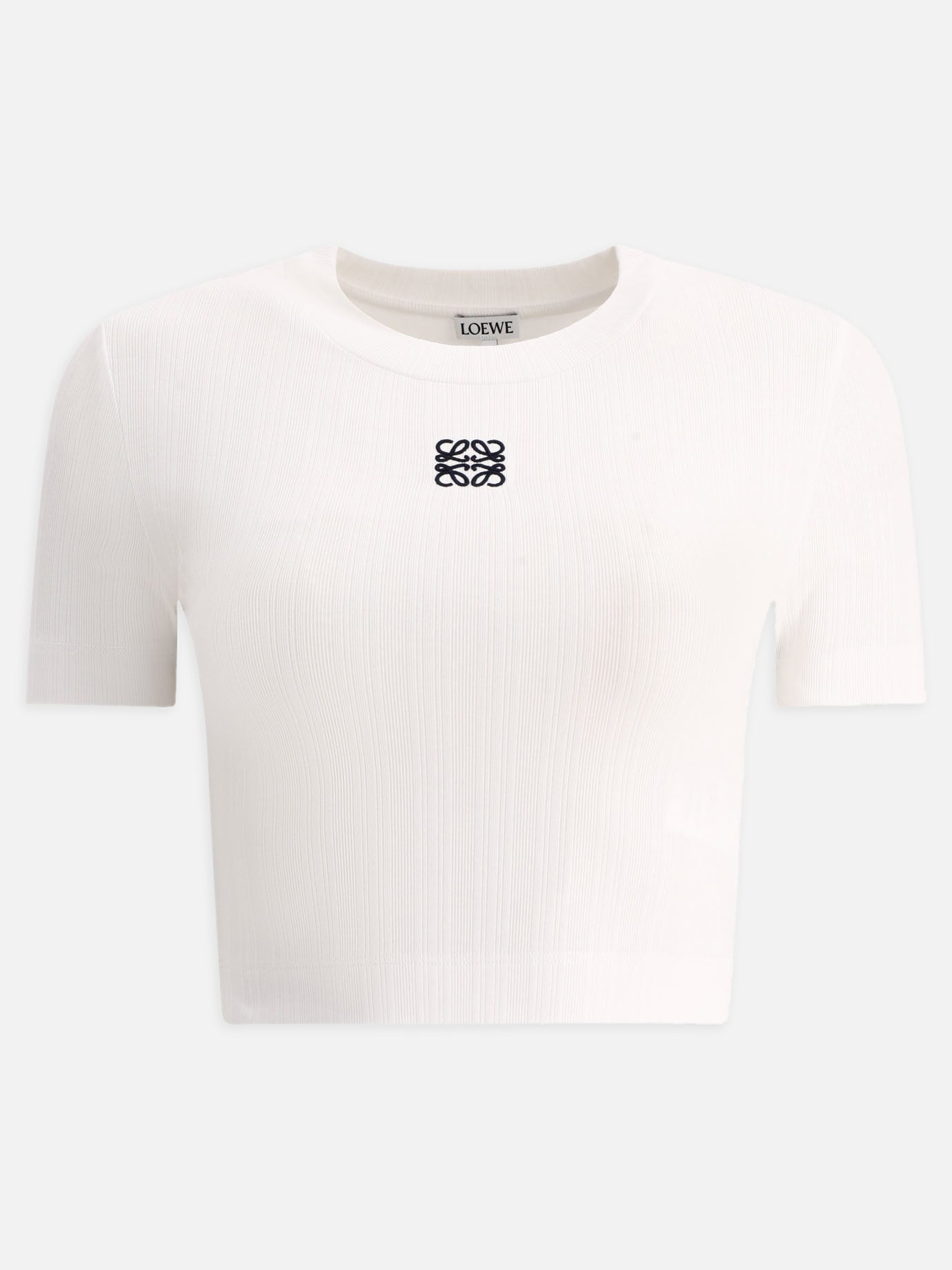 Crop tops 98% cotton 2% elastane  White - Loewe Women | PDP | VIETTI Online Store | Zoom-Modal
