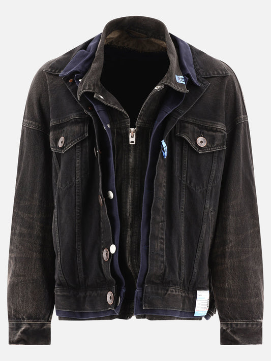 Denim jackets 100% cotton  Black - Maison Mihara Yasuhiro Men | PLP | VIETTI Online Store 
