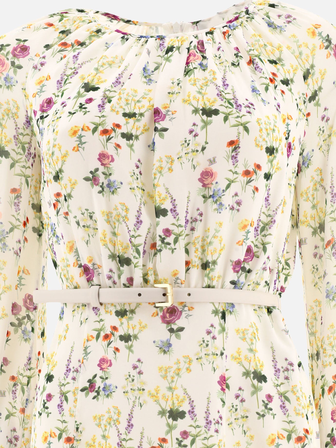 Long dresses 100% silk  White - Max Mara Women | PDP | VIETTI Online Store | thumbnail_3