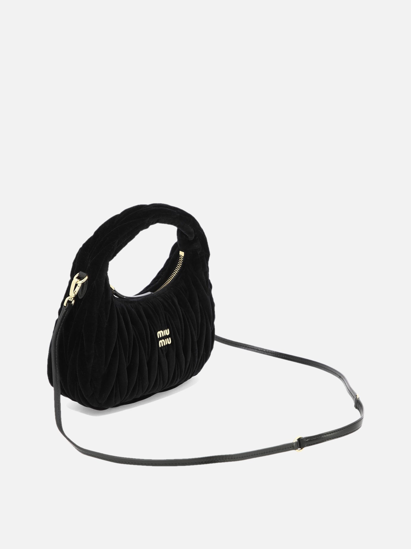 Small bags 100% velvet  Black - Miu Miu Women | PDP | VIETTI Online Store | Zoom-Modal_2
