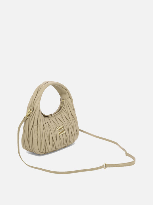 Small bags 100% lamb leather  Beige - Miu Miu Women | PLP | VIETTI Online Store | 2
