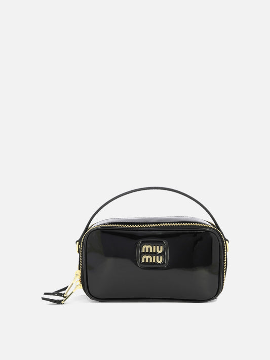 Small bags 100% patent leather  Black - Miu Miu Women | PLP | VIETTI Online Store 
