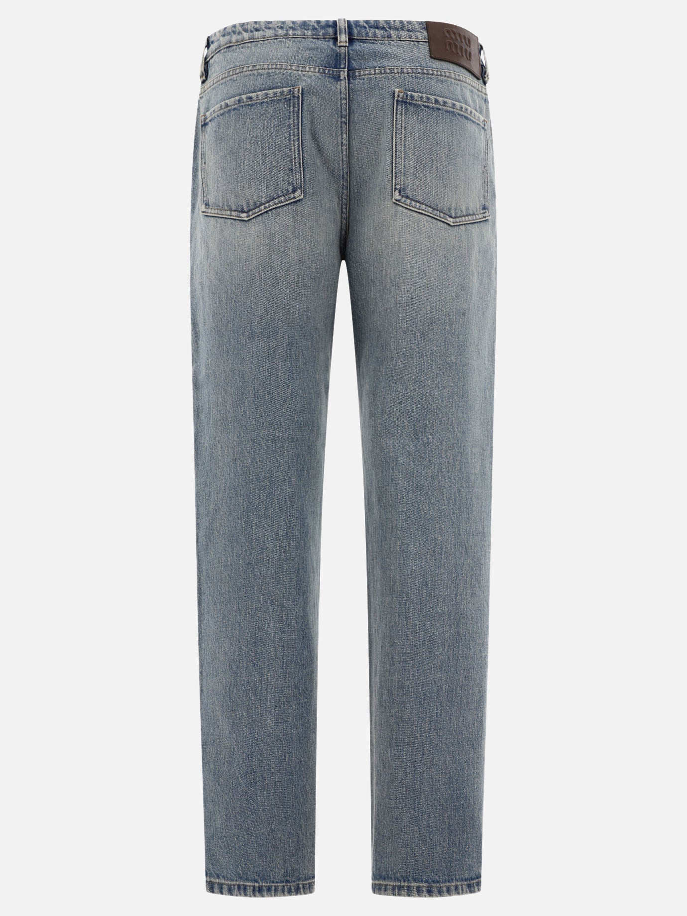 Straight-leg jeans