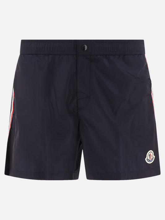 Moncler Swimshorts with logo 11124627_M Blue 1