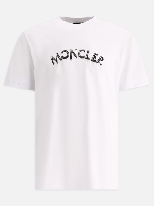 Crewneck t-shirts 100% cotton  White - Moncler Men | PLP | VIETTI Online Store 
