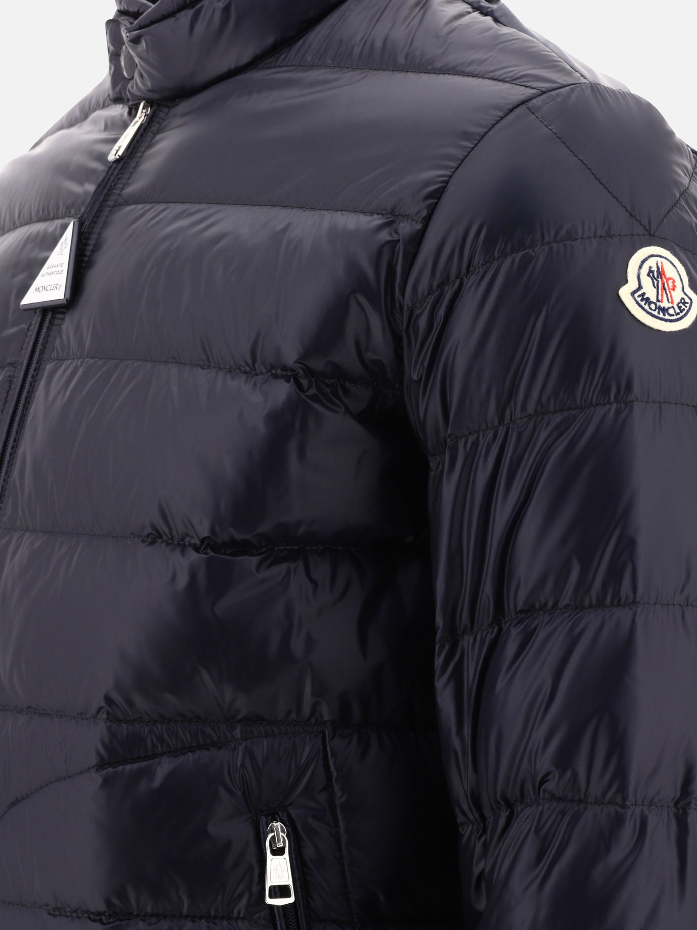 Down jackets 100% polyamide - Padding: down and feathers  Blue - Moncler Men | PDP | VIETTI Online Store | Zoom-Modal_4
