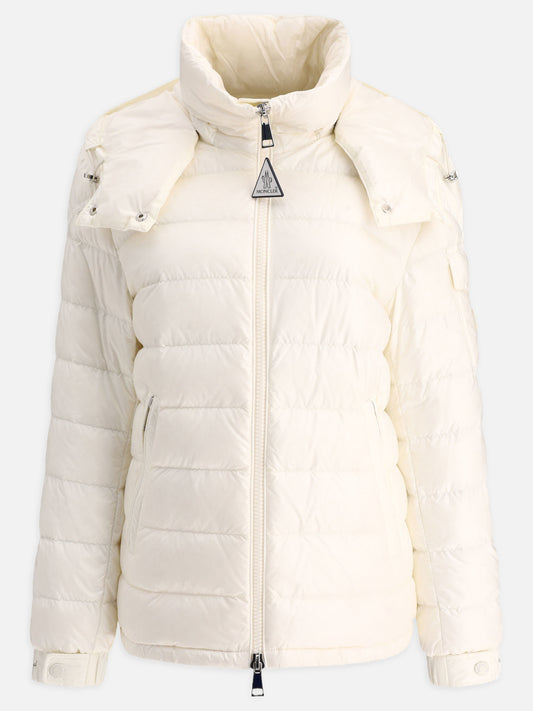 Down jackets 100% polyamide - Padding: down and feathers  White - Moncler Women | PLP | VIETTI Online Store 
