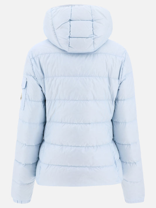 Down jackets 100% polyamide - Padding: down and feathers  Light blue - Moncler Women | PLP | VIETTI Online Store | 2
