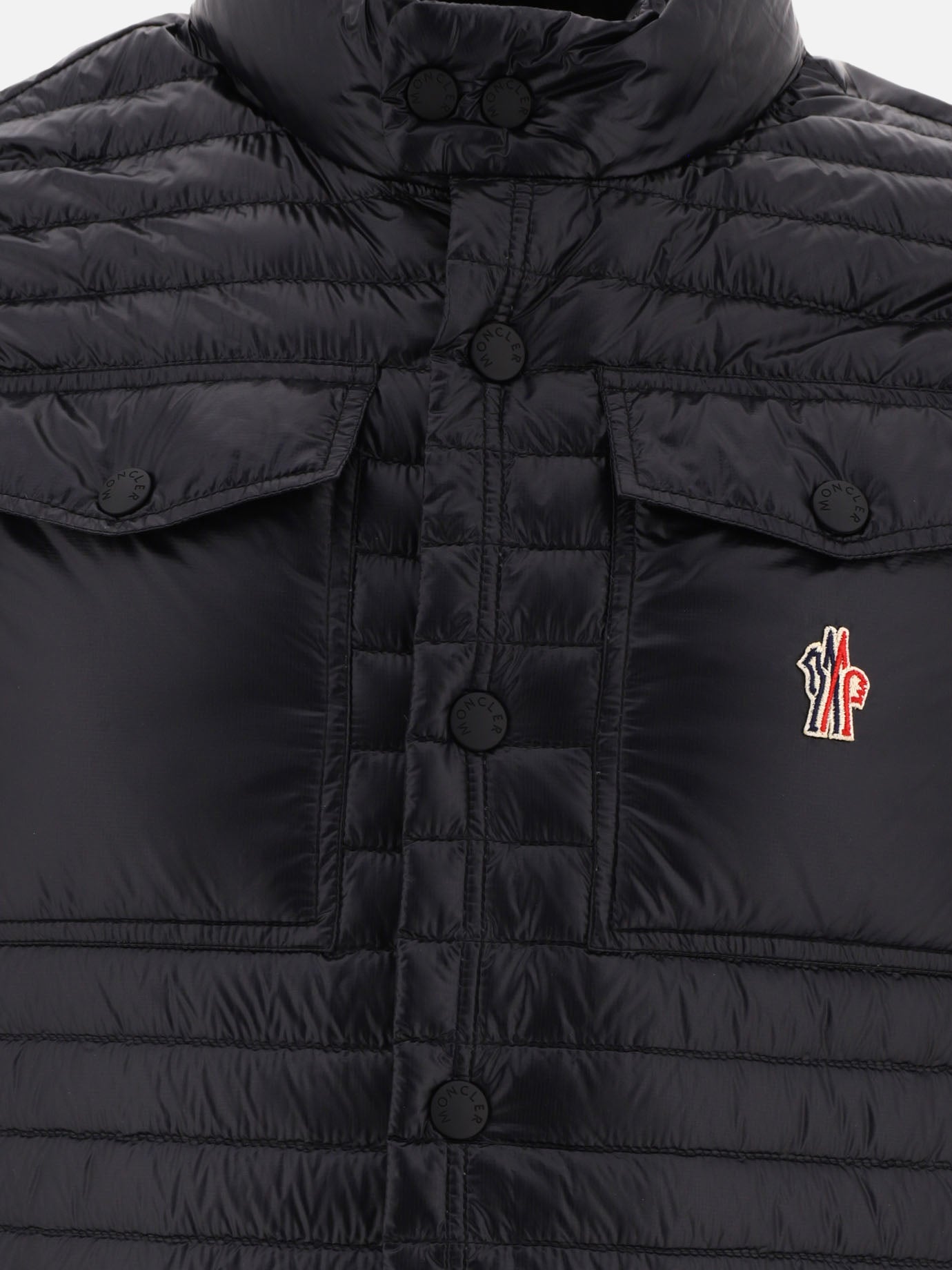 Vest jackets 100% polyamide - Padding: down and feathers  Black - Moncler Grenoble Men | PDP | VIETTI Online Store | thumbnail_3