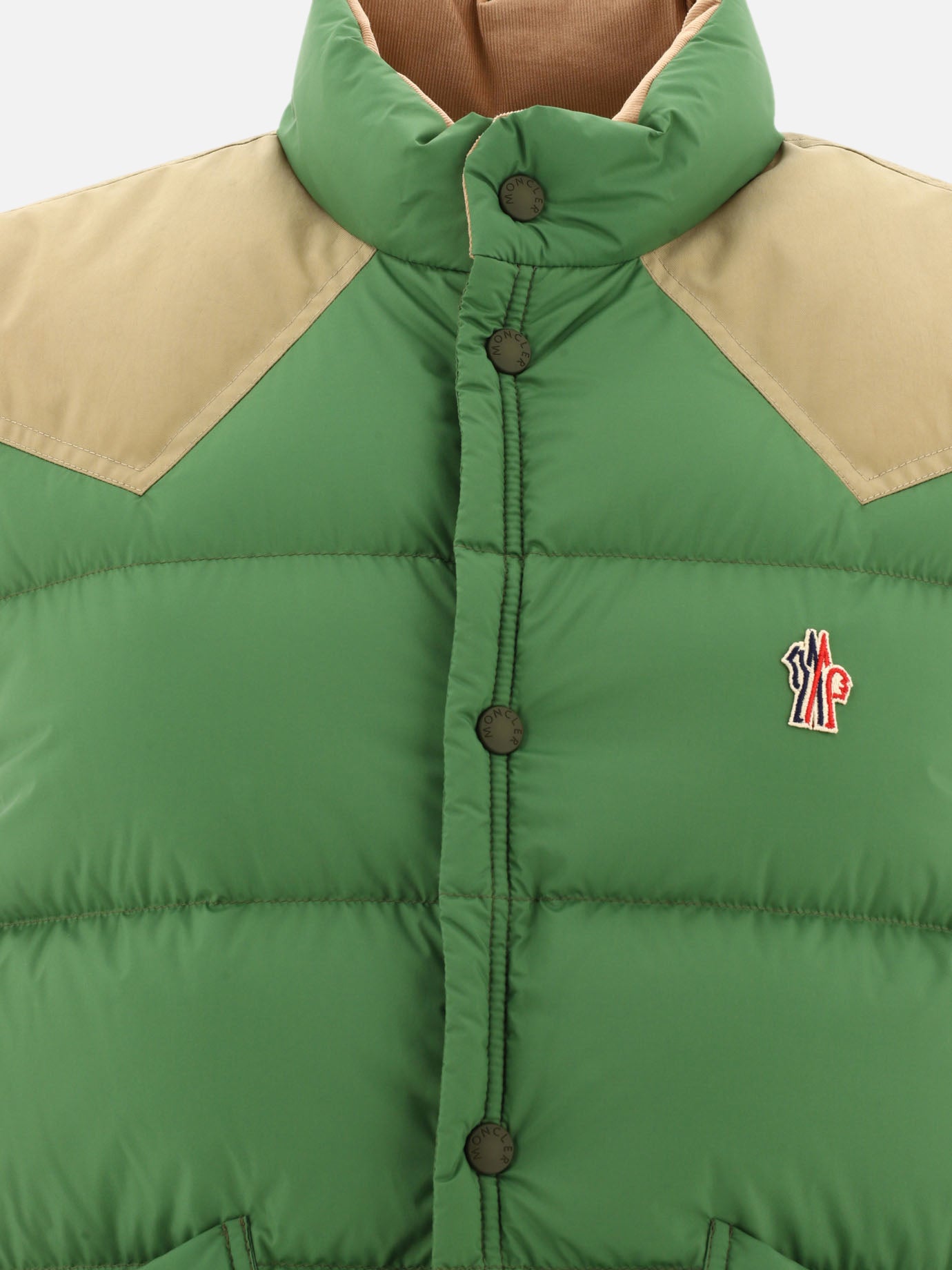 Vest jackets 100% polyamide - Padding: down and feathers  Green - Moncler Grenoble Men | PDP | VIETTI Online Store | thumbnail_3