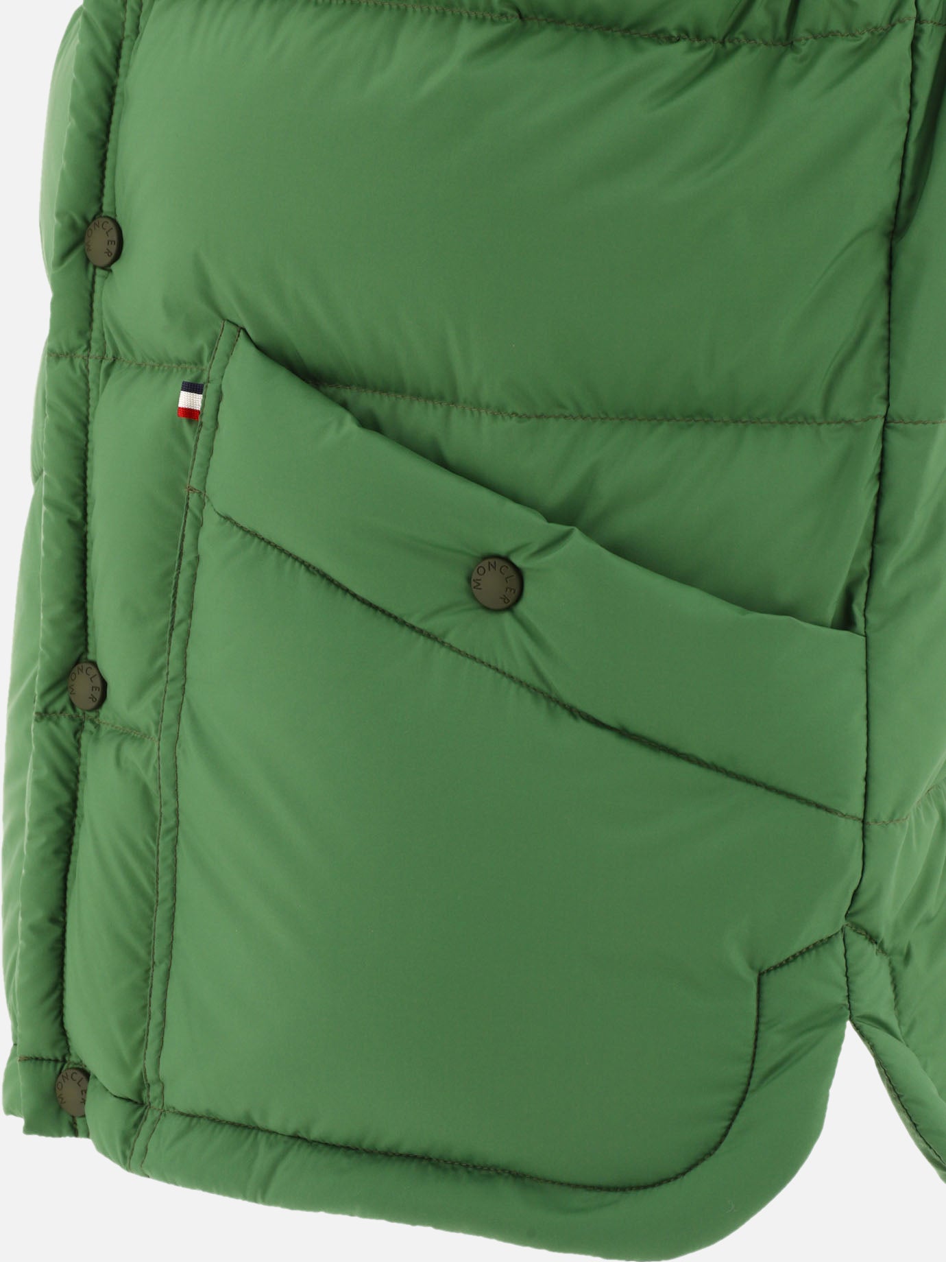 Vest jackets 100% polyamide - Padding: down and feathers  Green - Moncler Grenoble Men | PDP | VIETTI Online Store | Zoom-Modal_4
