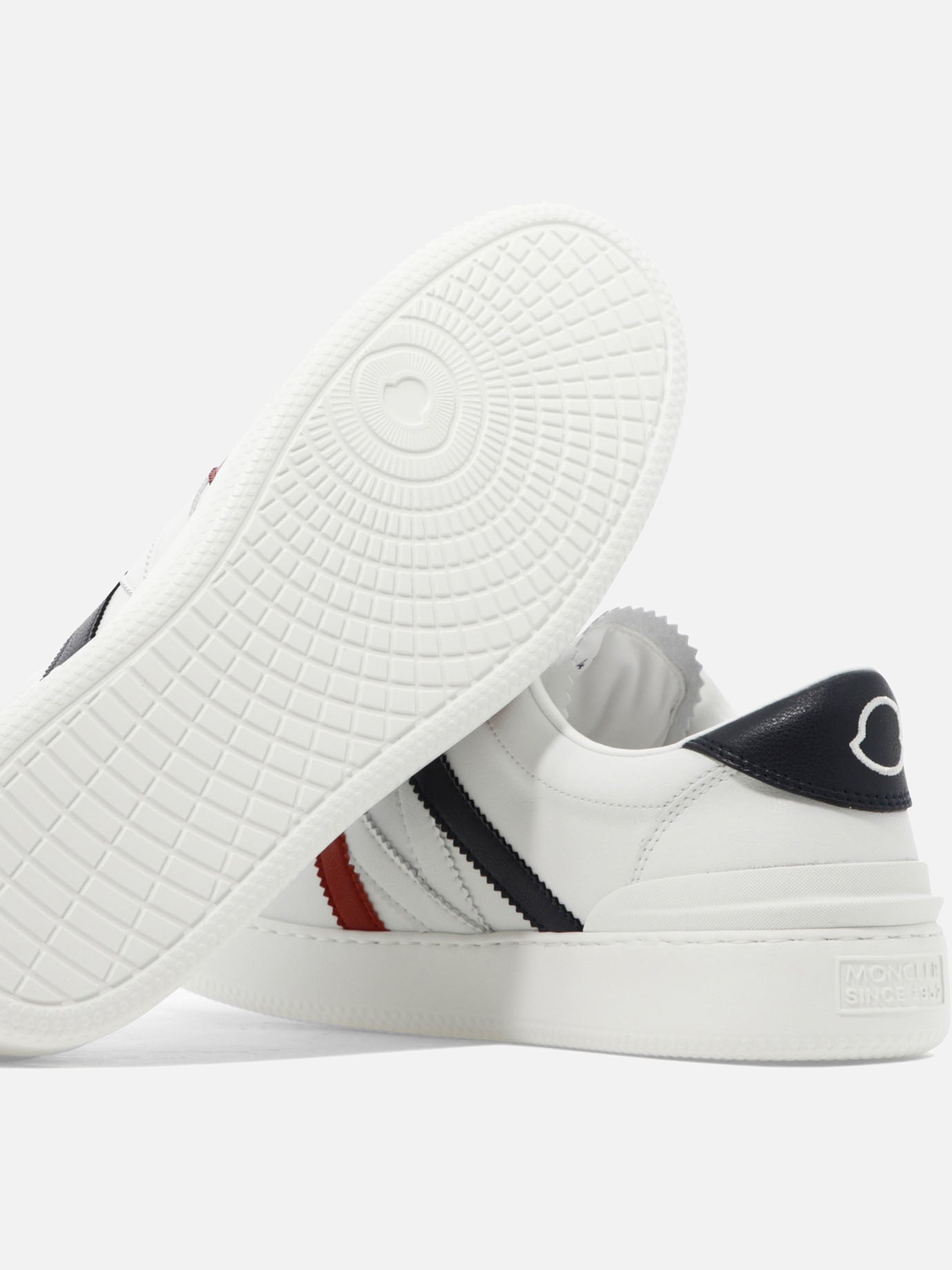 Low top sneakers 100% leather - 100% rubber  White - Moncler Men | PDP | VIETTI Online Store | thumbnail_5