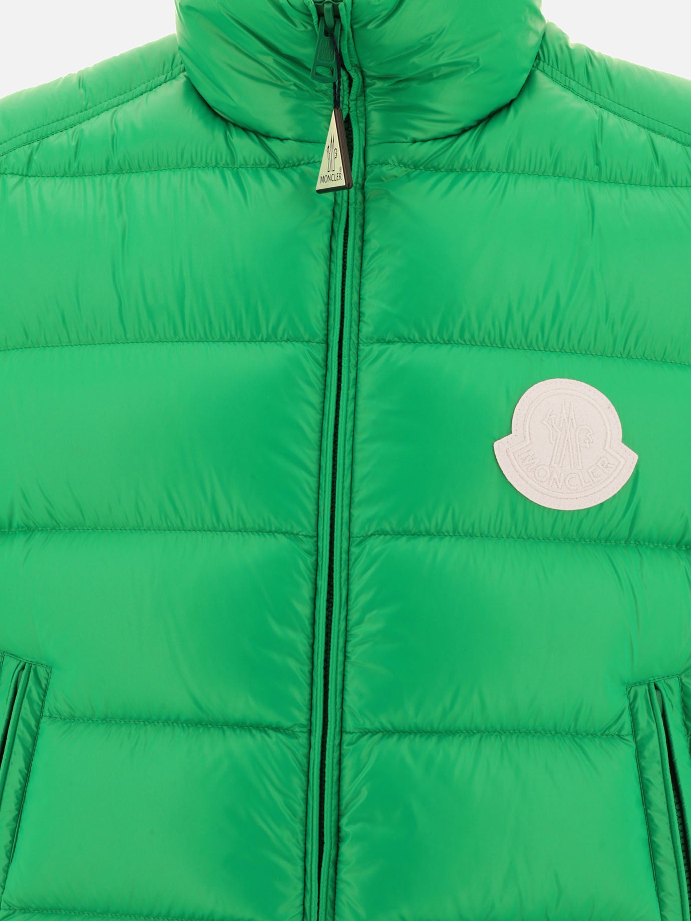Vest jackets 100% polyamide - Padding: down and feathers  Green - Moncler Men | PDP | VIETTI Online Store | thumbnail_3