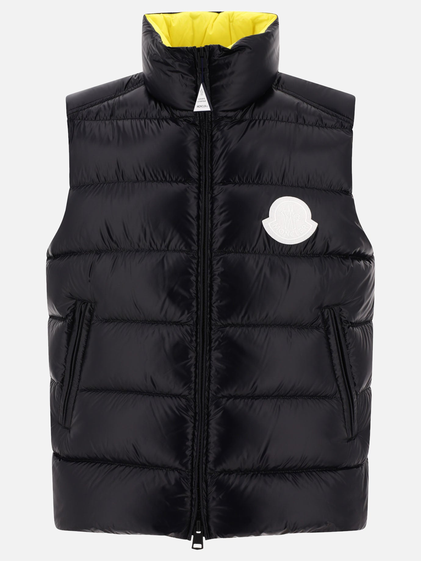 Vest jackets 100% polyamide - Padding: down and feathers  Black - Moncler Men | PDP | VIETTI Online Store | Zoom-Modal
