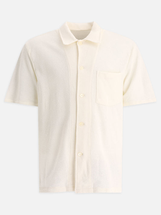 Casual shirts 49% cotton 27% polyester 24% polyamide  White - Our Legacy Men | PLP | VIETTI Online Store 
