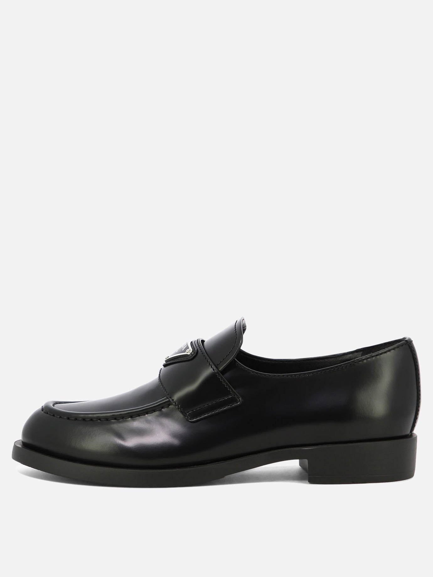 Loafers 100% leather - 100% leather  Black - Prada Women | PDP | VIETTI Online Store | thumbnail_3