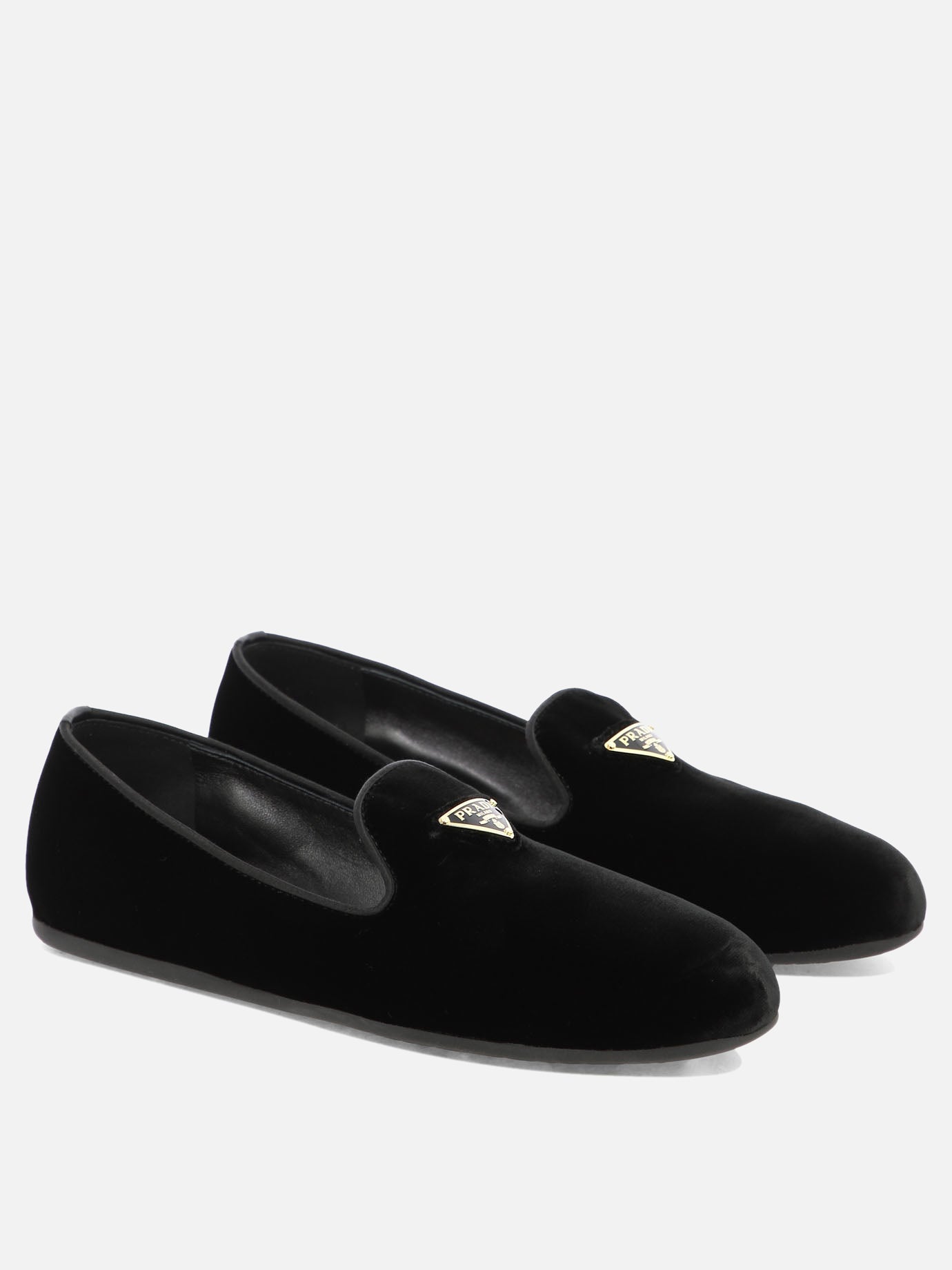 Loafers 100% cotton - 100% rubber  Black - Prada Women | PDP | VIETTI Online Store | thumbnail_2
