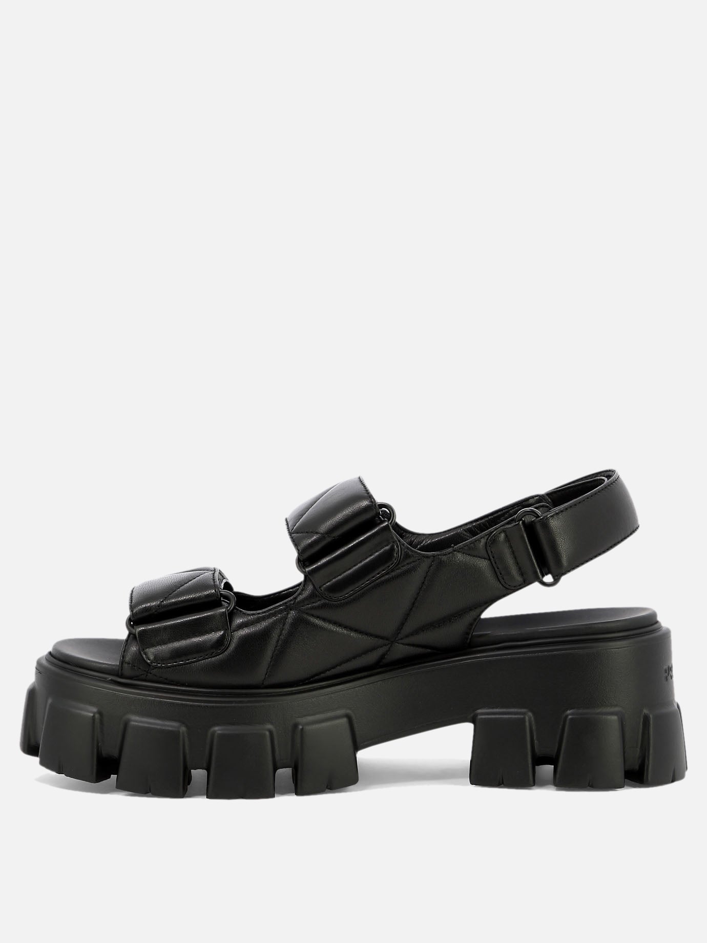 Flat sandals 100% nappa - 100% rubber  Black - Prada Women | PDP | VIETTI Online Store | Zoom-Modal_3
