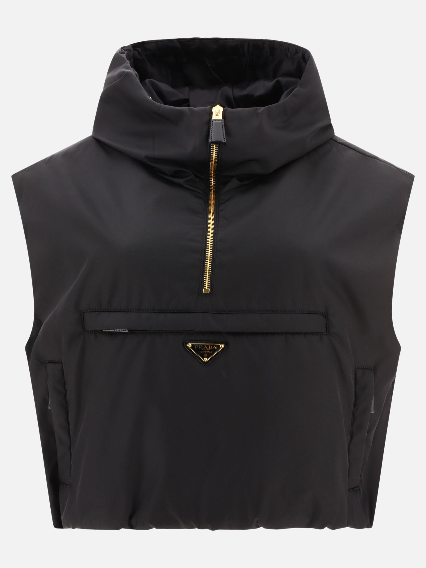 Vest jackets 100% recycled polyamide  Black - Prada Women | PDP | VIETTI Online Store | Zoom-Modal
