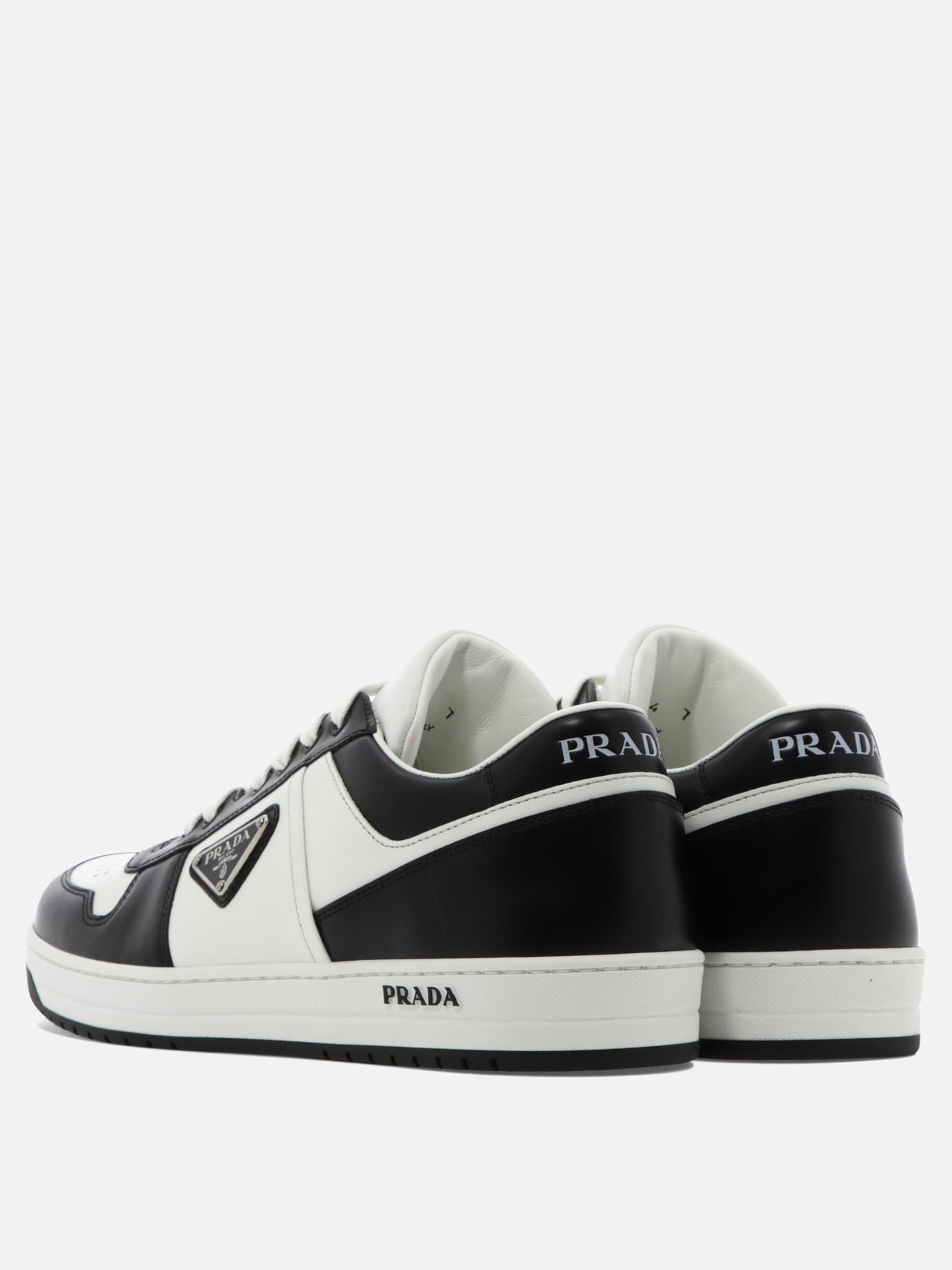 Low top sneakers 100% calf leather - 100% rubber  White - Prada Men | PDP | VIETTI Online Store | thumbnail_4