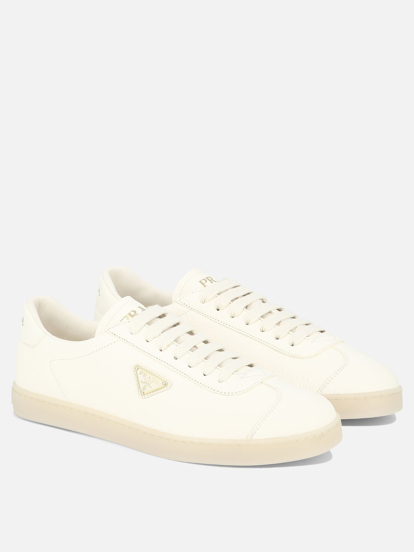 Low top sneakers 100% leather - 100% rubber  White - Prada Men | PDP | VIETTI Online Store | Zoom-Modal_2
