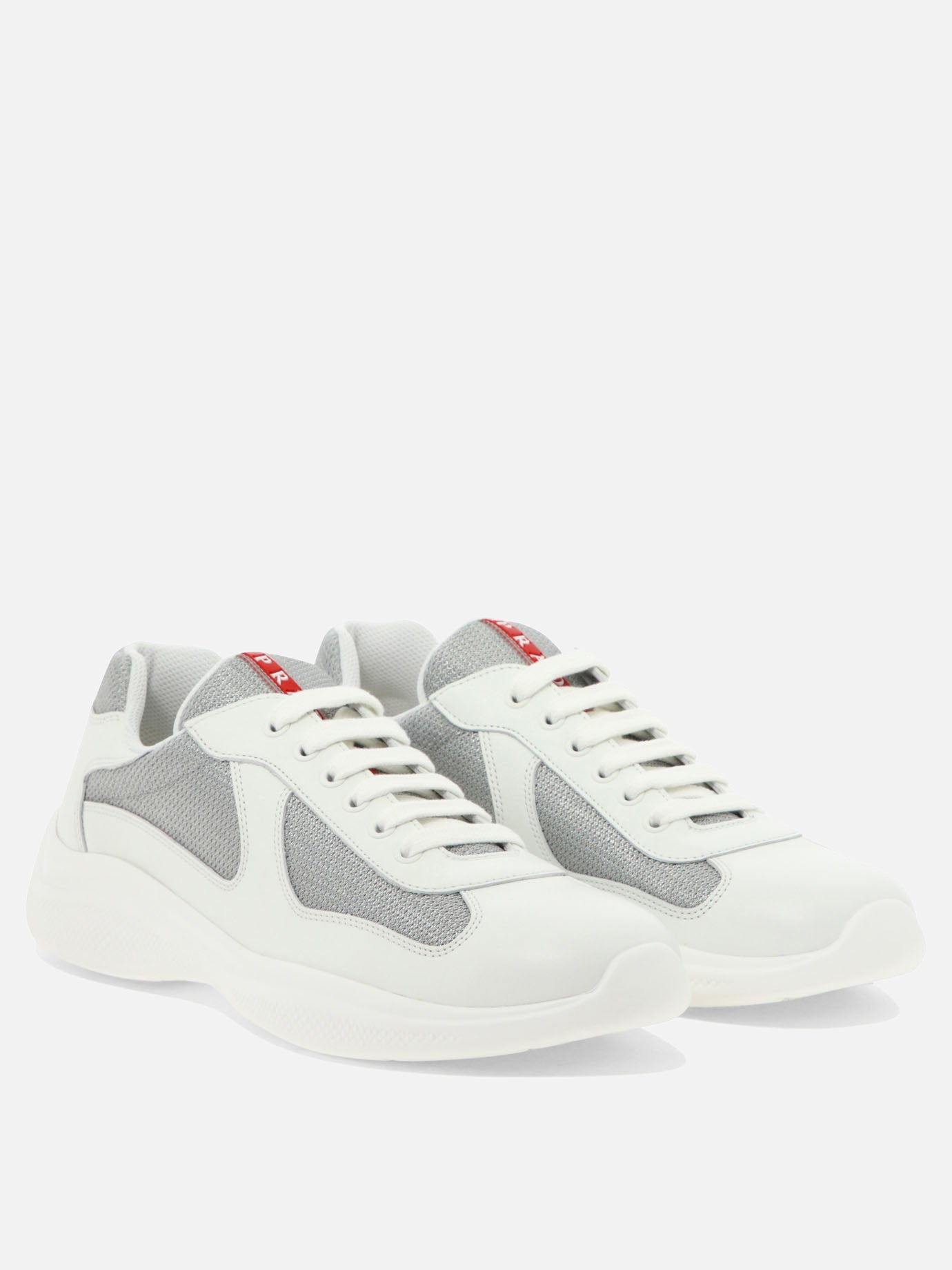 Low top sneakers 100% lamb leather - 100% rubber  White - Prada Men | PDP | VIETTI Online Store | Zoom-Modal_2

