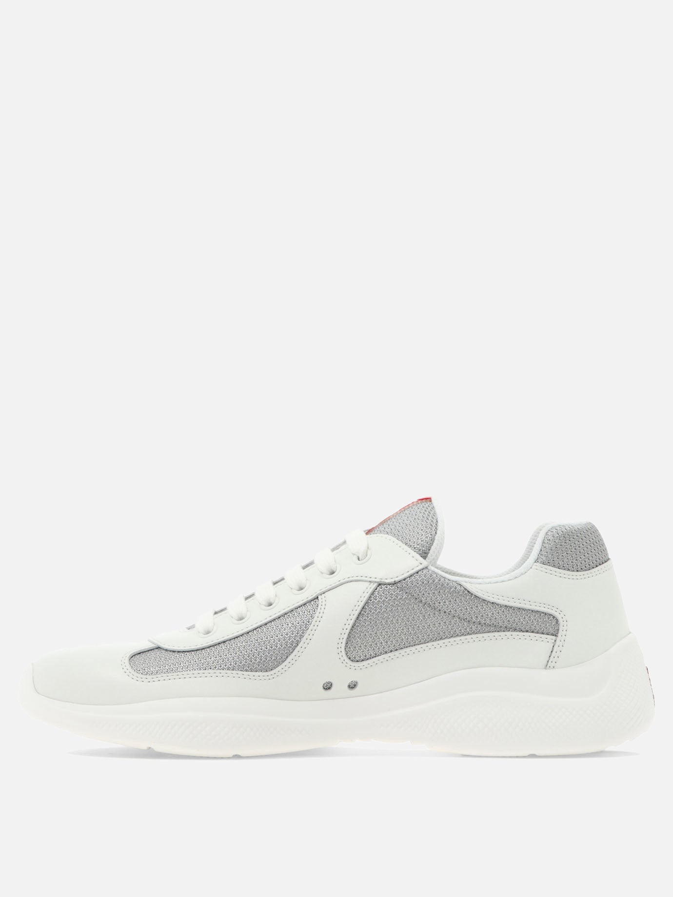 Low top sneakers 100% lamb leather - 100% rubber  White - Prada Men | PDP | VIETTI Online Store | Zoom-Modal_3
