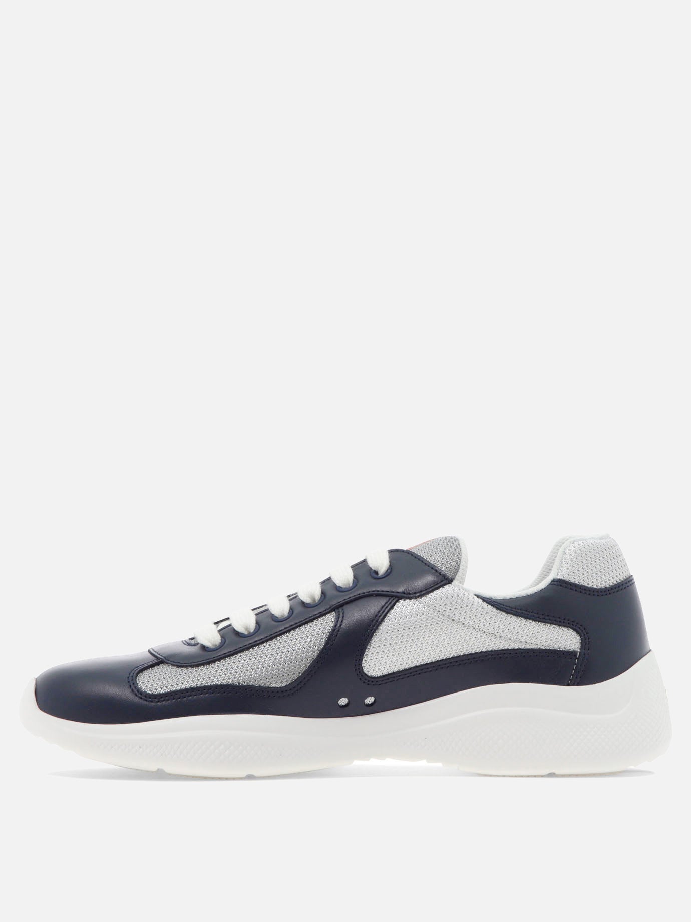 Low top sneakers 100% lamb leather - 100% rubber  Blue - Prada Men | PDP | VIETTI Online Store | thumbnail_3
