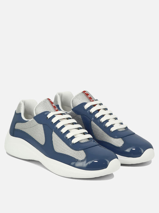 Low top sneakers 100% lamb leather - 100% rubber  Blue - Prada Men | PLP | VIETTI Online Store | 2

