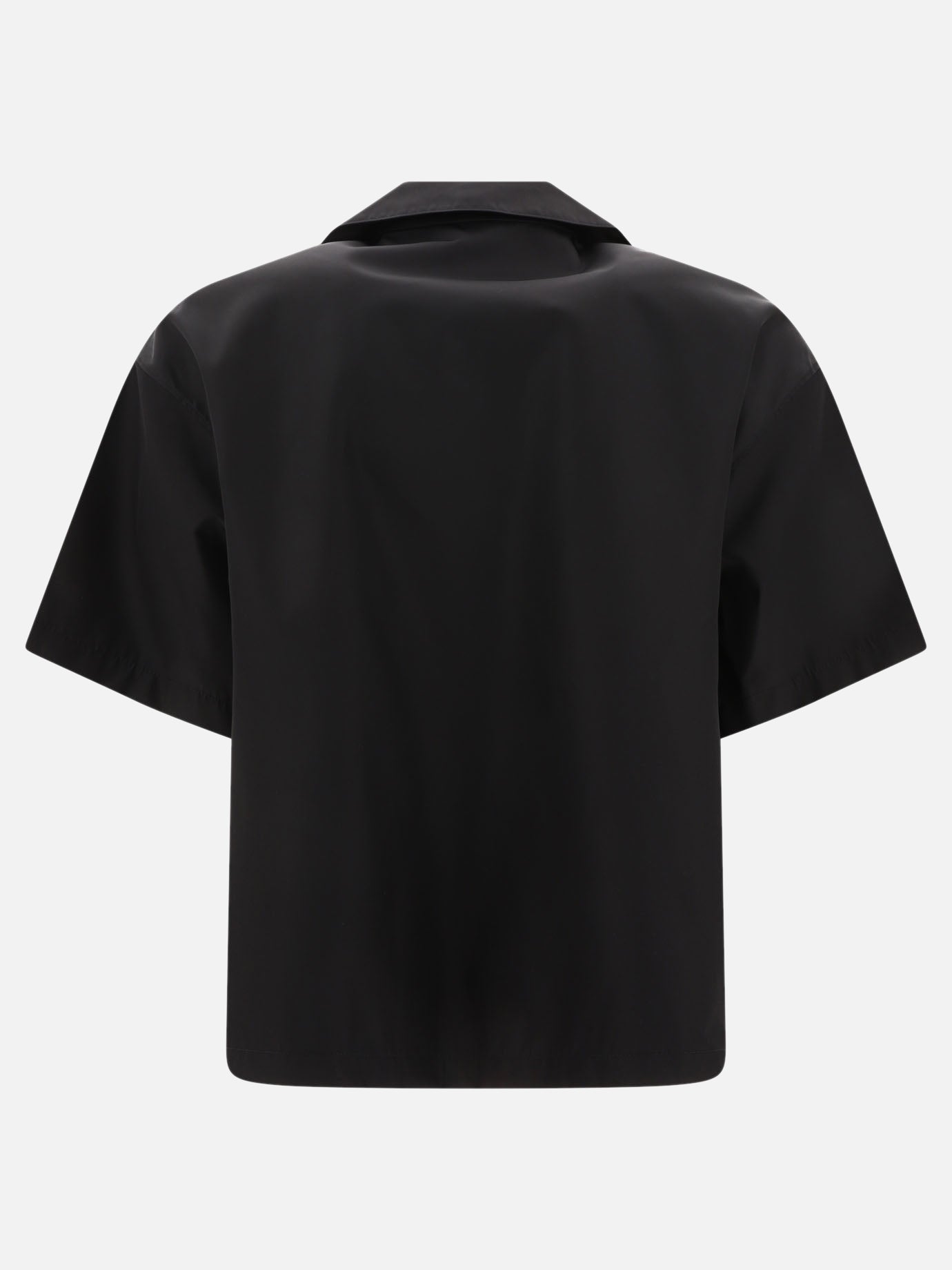 Casual shirts 100% recycled nylon  Black - Prada Men | PDP | VIETTI Online Store | thumbnail_2