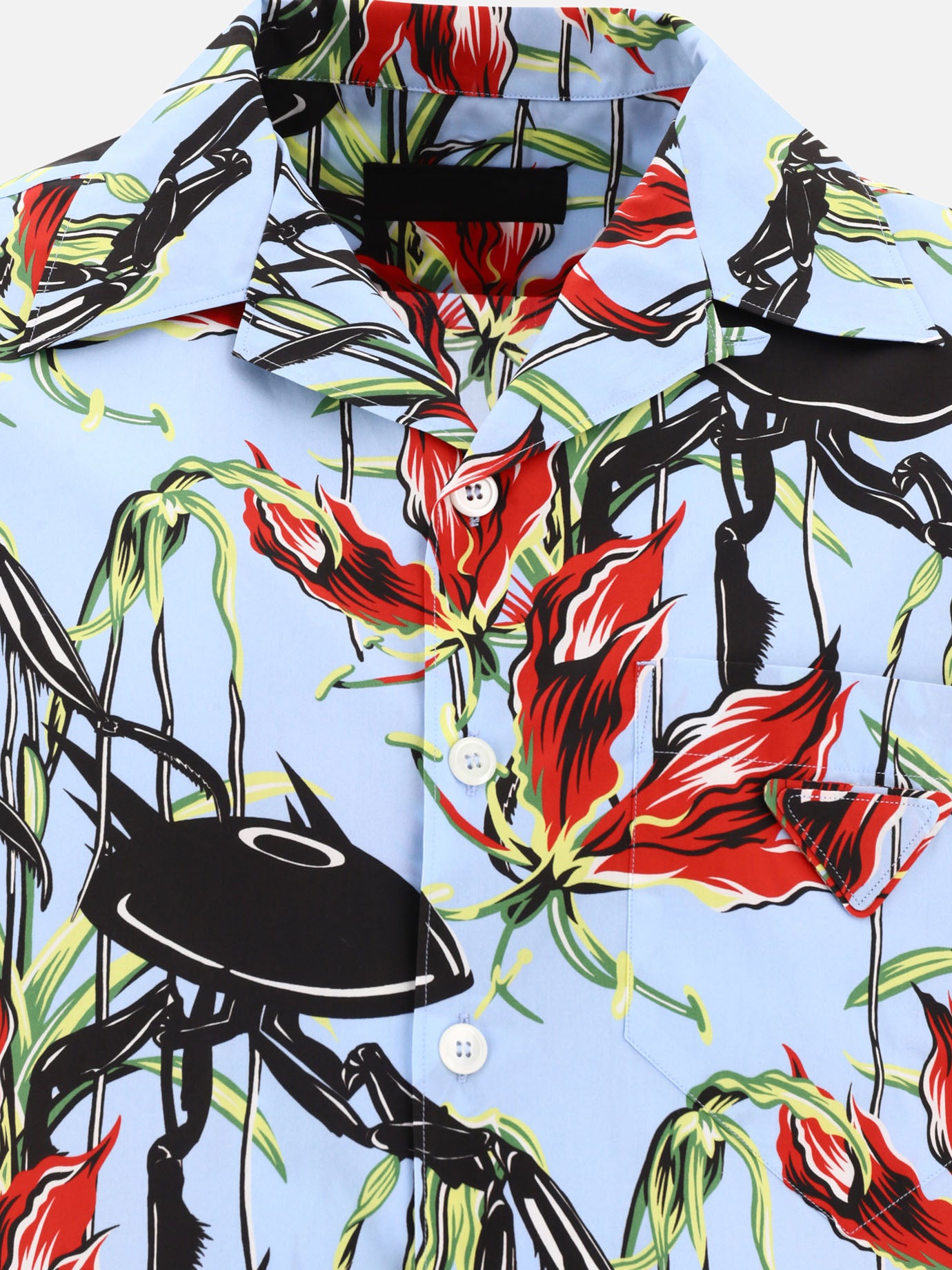 Casual shirts 100% cotton  Light blue - Prada Men | PDP | VIETTI Online Store | Zoom-Modal_3
