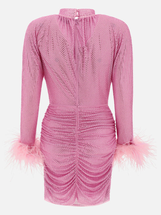 Mini dresses 96% polyester 4% elastane  Pink - Self-portrait Women | PLP | VIETTI Online Store | 2
